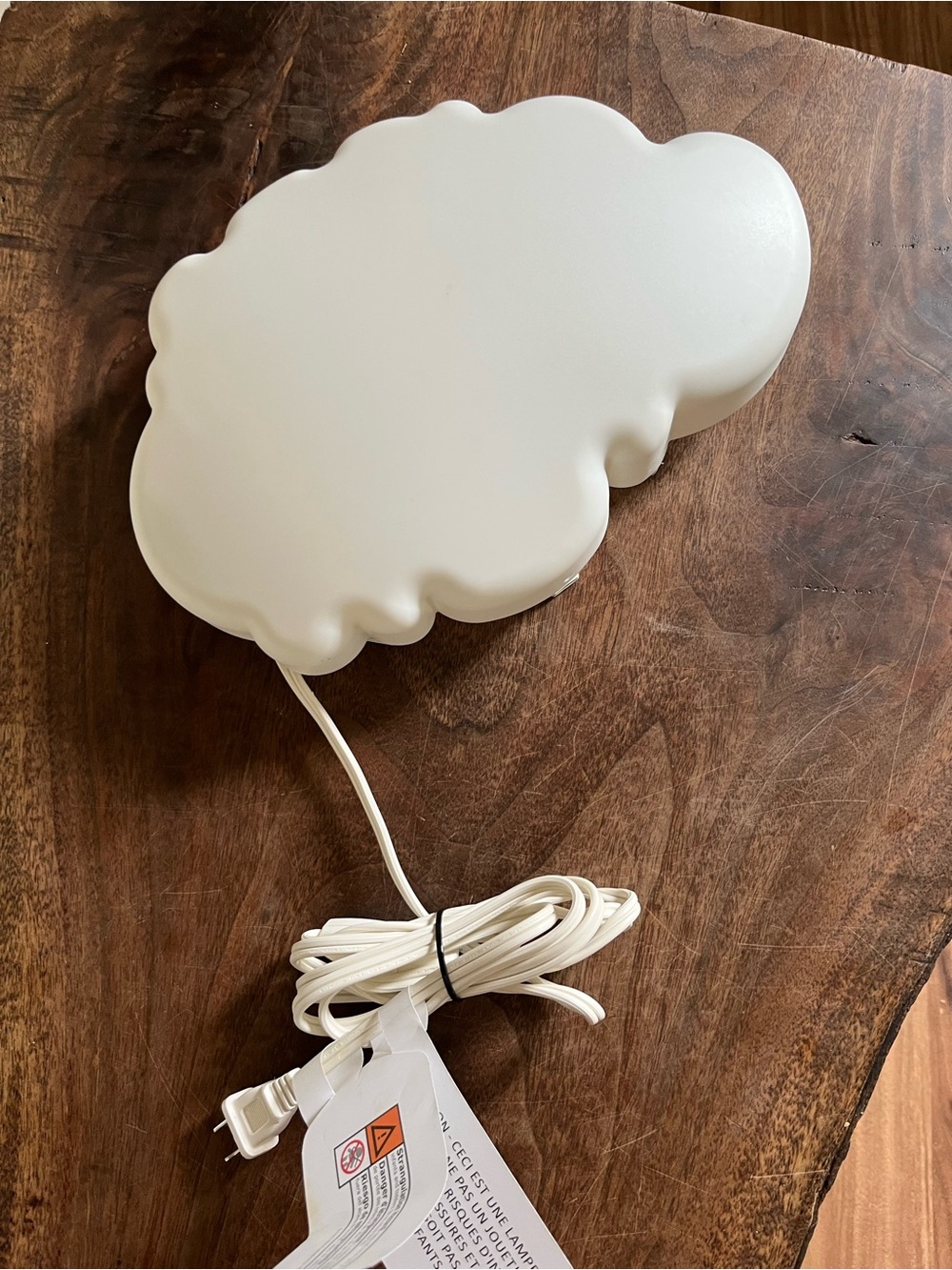 IKEA White Cloud-Shaped Plug-In Nightlight